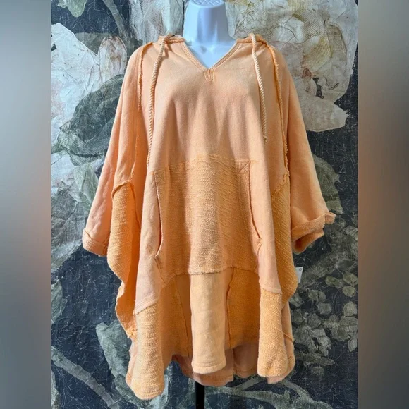 Free People We The Free So Fresh Poncho Size M